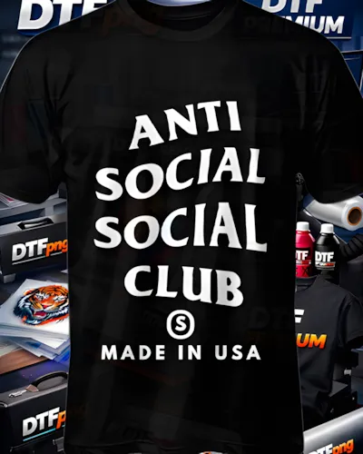 Mockup DTF de Anti Social S Made in USA para publicacion editorial dtf-anti-social-social-club-playeras