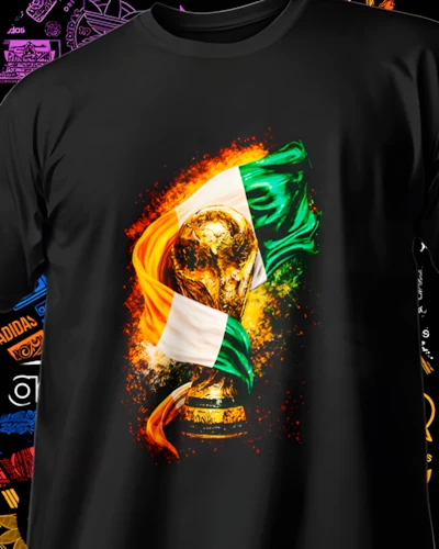 Mockup DTF de seleccion para playera personalizada