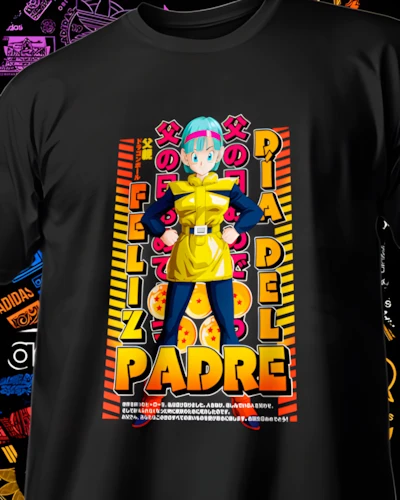 Diseño DTF para papá con acabado colorido