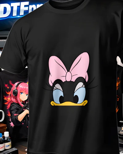 Diseño DTF femenino para playera infantil