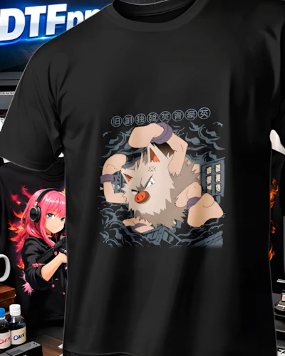 Diseño DTF Broly Descarga Verde de la colección Dragon Ball para playeras personalizadas.