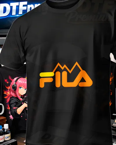 Mockup DTF de Fila Mountain Solar para publicacion editorial dtf-fila-playeras
