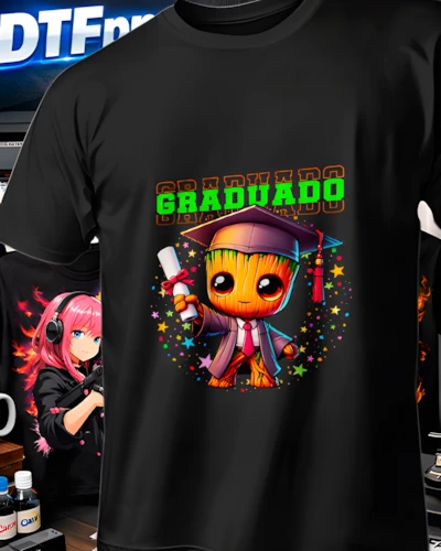 diseños DTF Graduación para impresión DTF: Groot Graduado
