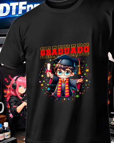 diseños DTF Graduación para impresión DTF: Harry Potter Graduado