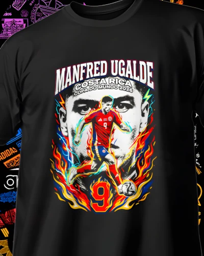 diseños DTF de jugadores Mundial 2026 para impresión DTF: Manfred Ugalde Costa Rica 2026