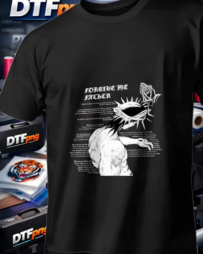 Mockup para playera del diseño Gojo Manga Mano, colección Jujutsu Kaisen