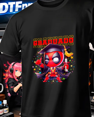 Playera DTF de graduacion para fans