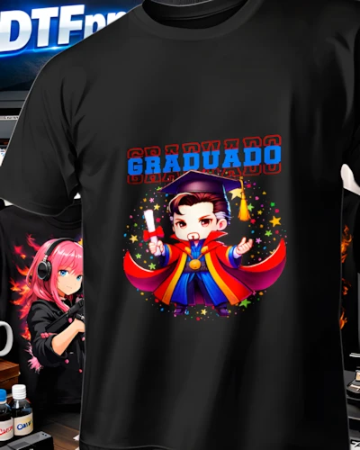 Diseño DTF magico para playera personalizada