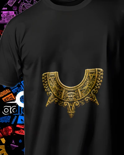 diseños DTF México para impresión DTF: Collar de Oro Prehispánico