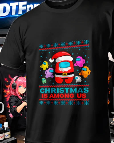 diseños DTF Navidad para impresión DTF: Christmas is Among Us V2