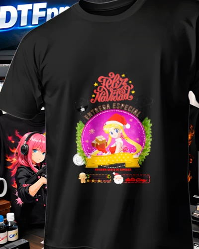 diseños DTF Navidad para impresión DTF: Ariel Entrega Especial