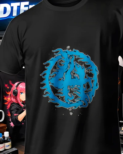 Mockup DTF de Exodo Emblema Azul para publicacion editorial dtf-peso-pluma-playeras