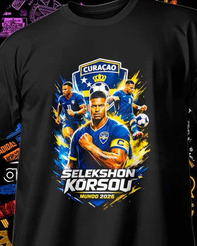 diseños DTF de Selecciones Mundial 2026 para impresión DTF: Curazao Orgullo Mundial 2026