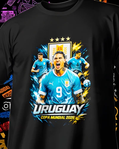 diseños DTF de Selecciones Mundial 2026 para impresión DTF: Uruguay Garra Mundial 2026