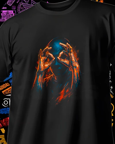 diseños DTF Streetwear para impresión DTF: Manos en la Mira