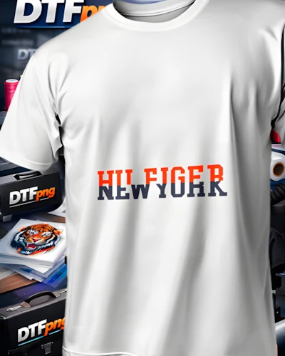 Mockup DTF de Hilfiger New York Bicolor para publicacion editorial dtf-tommy-hilfiger-playeras