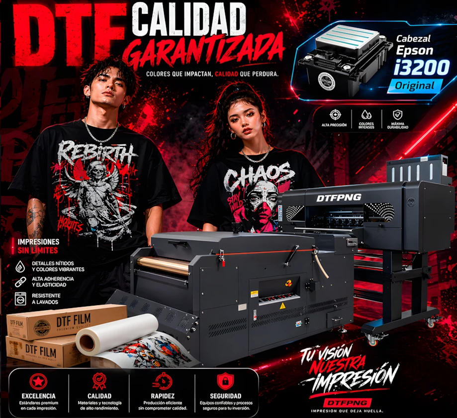 Vista creativa del catalogo DTF